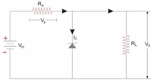 voltage stabiliser diagram