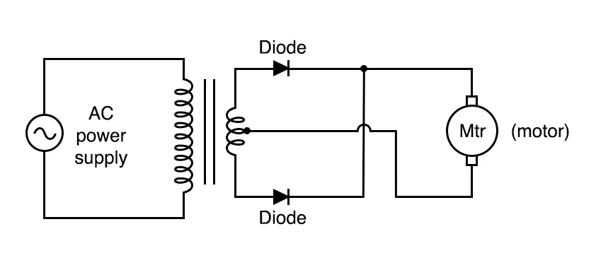 Center tapped transformer diagram